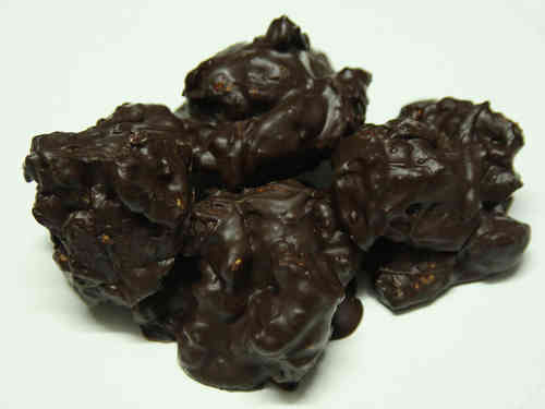 Rocas de Chocolate Negro con Nuez