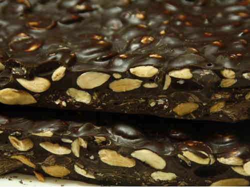 Turrón Chocolate Negro Sin Azúcar y Almendra