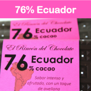 Chocolate Negro Ecuador 76%