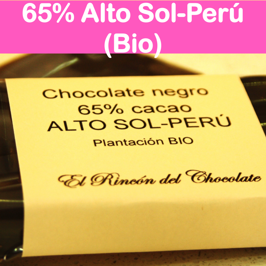 Chocolate Negro Perú-Alto el Sol (Bio) 65%