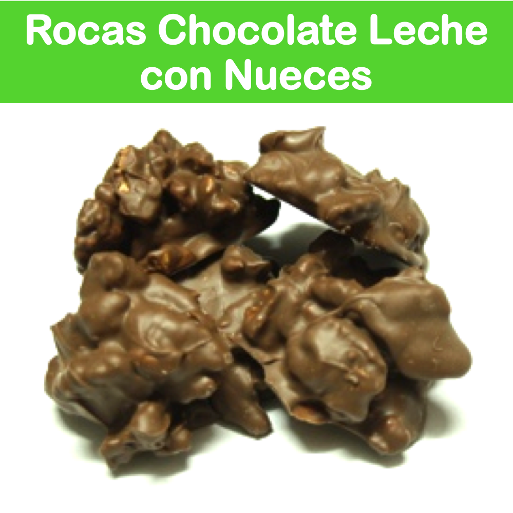 Rocas de Chocolate con Leche y Nuez