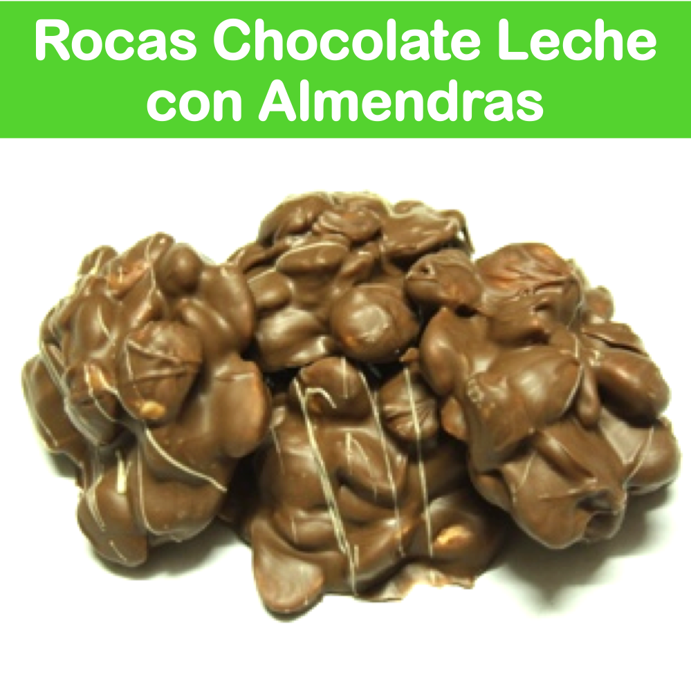 Rocas Chocolate con Leche y Almendra
