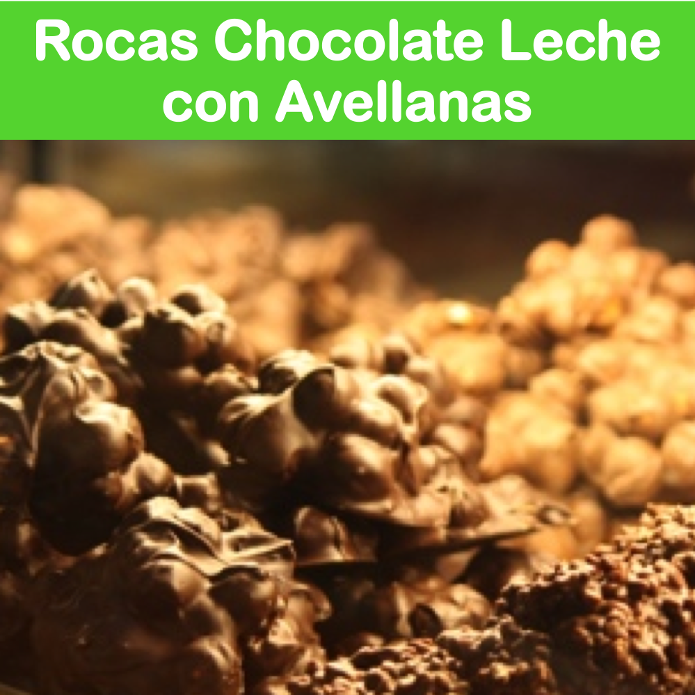Rocas de Chocolate con Leche y Avellana
