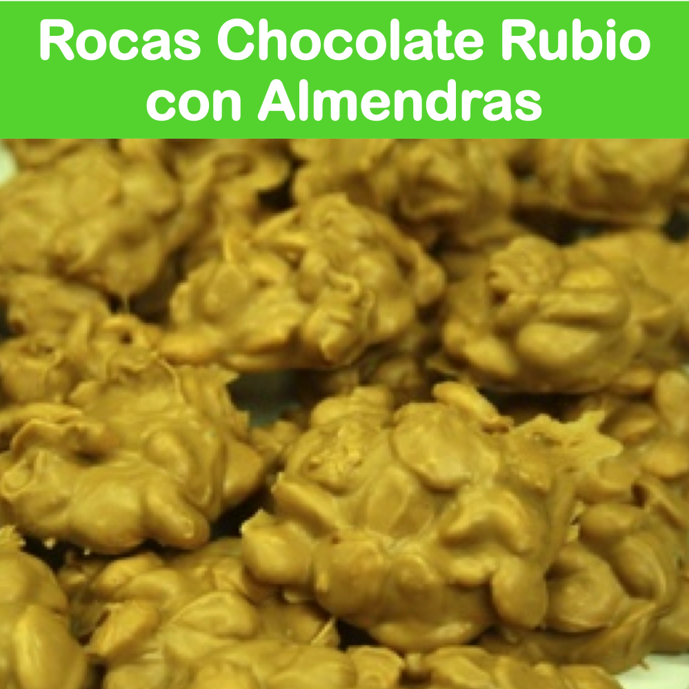 Rocas de Chocolate Rubio y Almendra